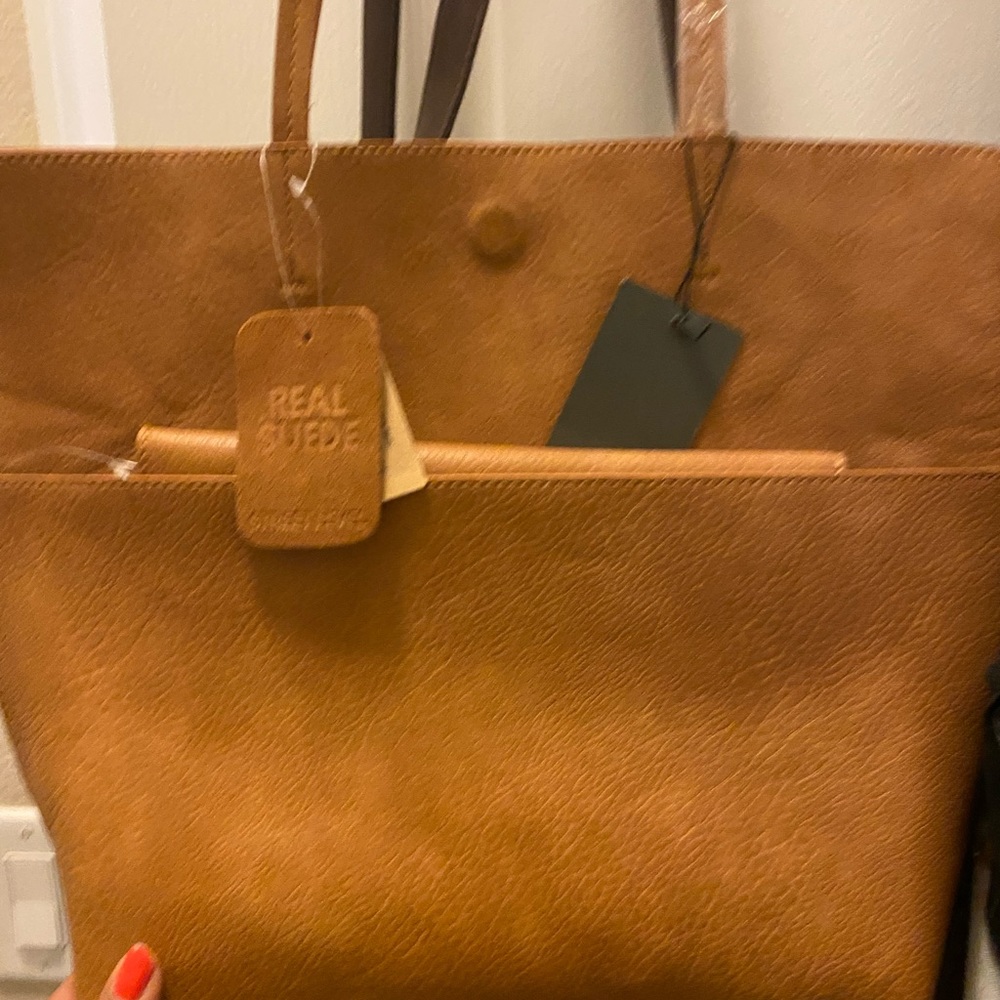 Brand New Street level brown shoulder bag.. 2 for 1.. bag and a tote